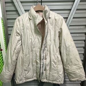 GAP Off-White Quilted Jacket